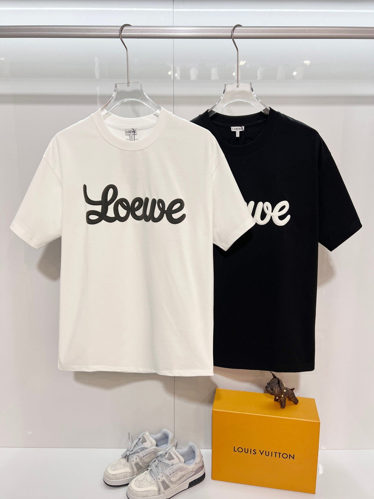 New foam letter short  shirt