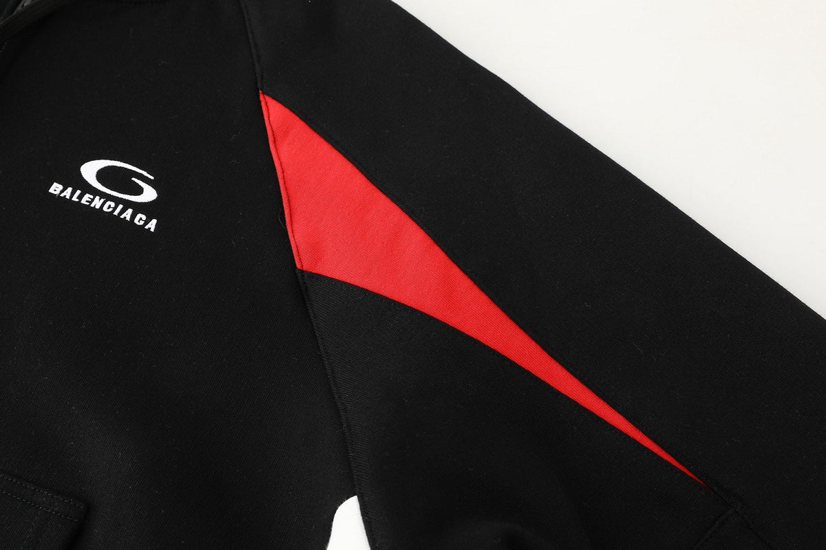 Co branded series cotton zipper long sleeved casual hooded sweatshirt jacket