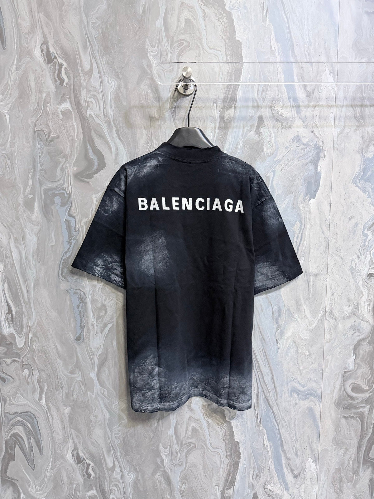 Flat knit short sleeved T-shirt