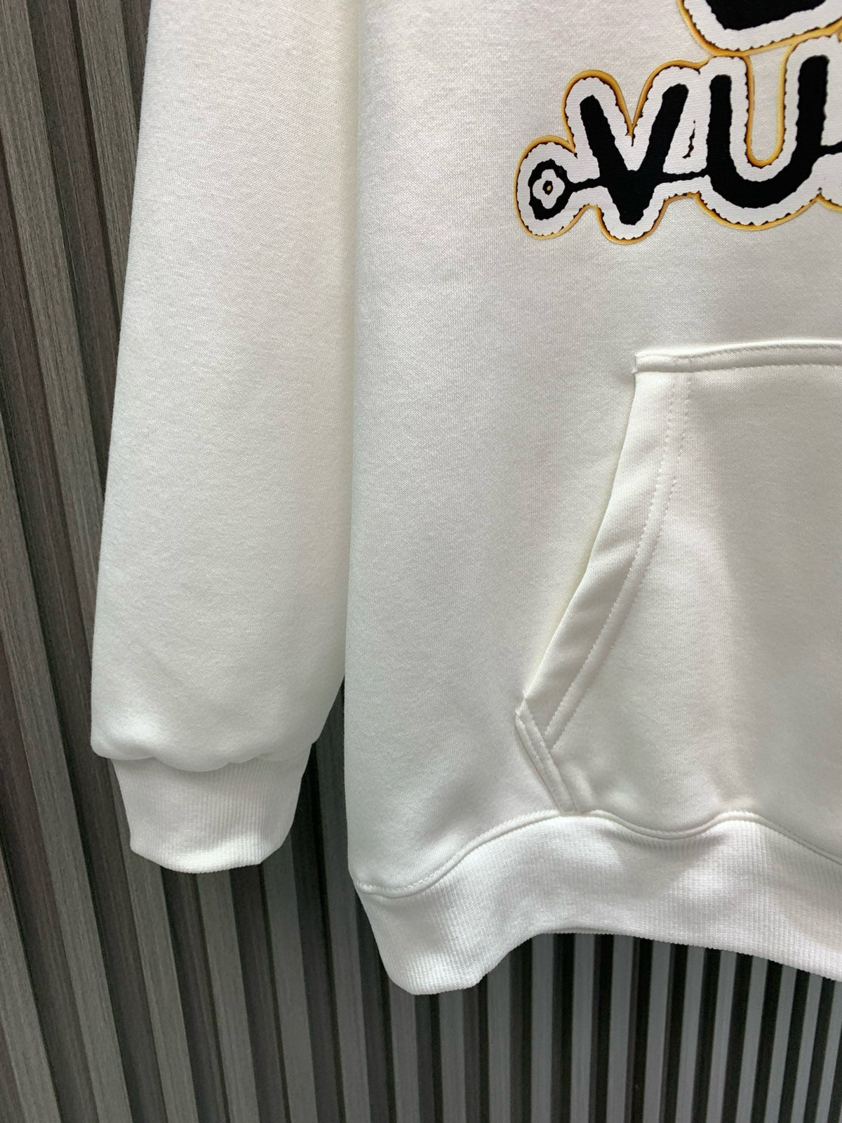 Double stranded cotton hoodie