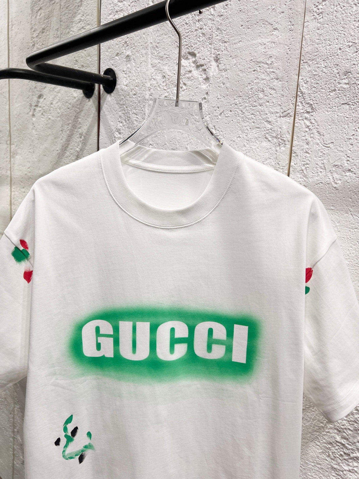 Cotton hand-painted T-shirt