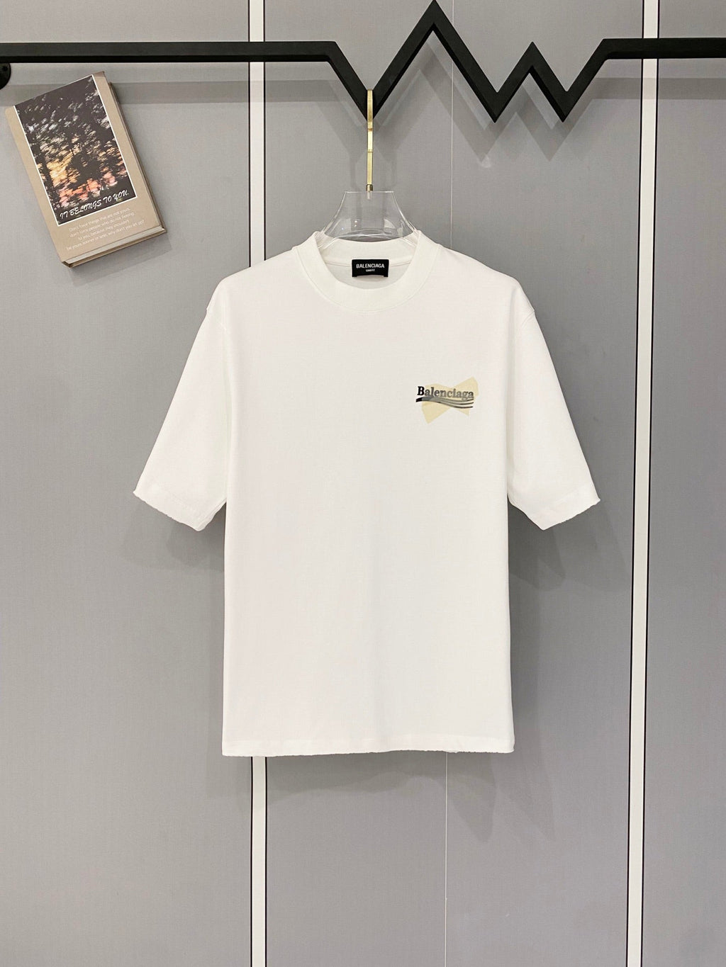 Classic letter printed pure cotton T-shirt -5