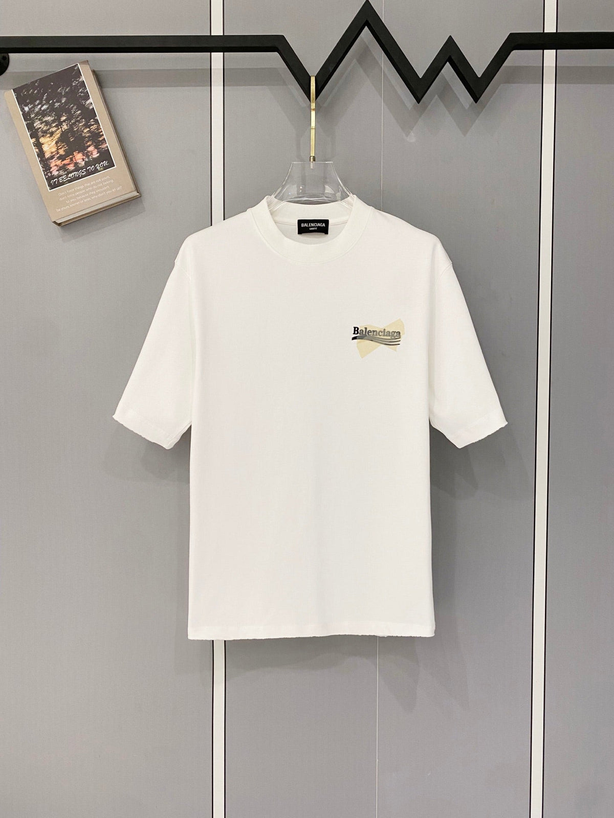 Classic letter printed pure cotton T-shirt -5