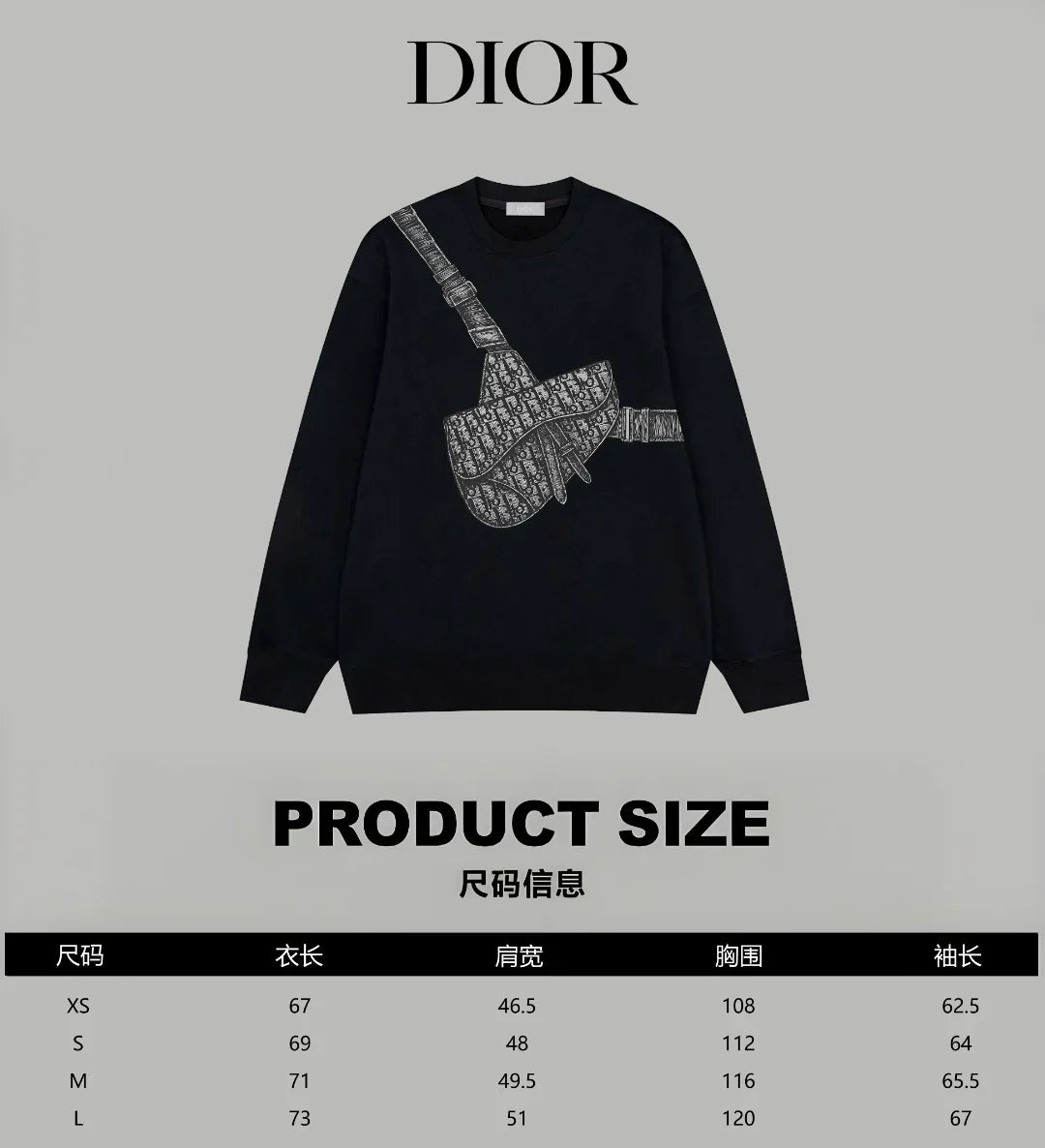 Printed looped long sleeved hoodie