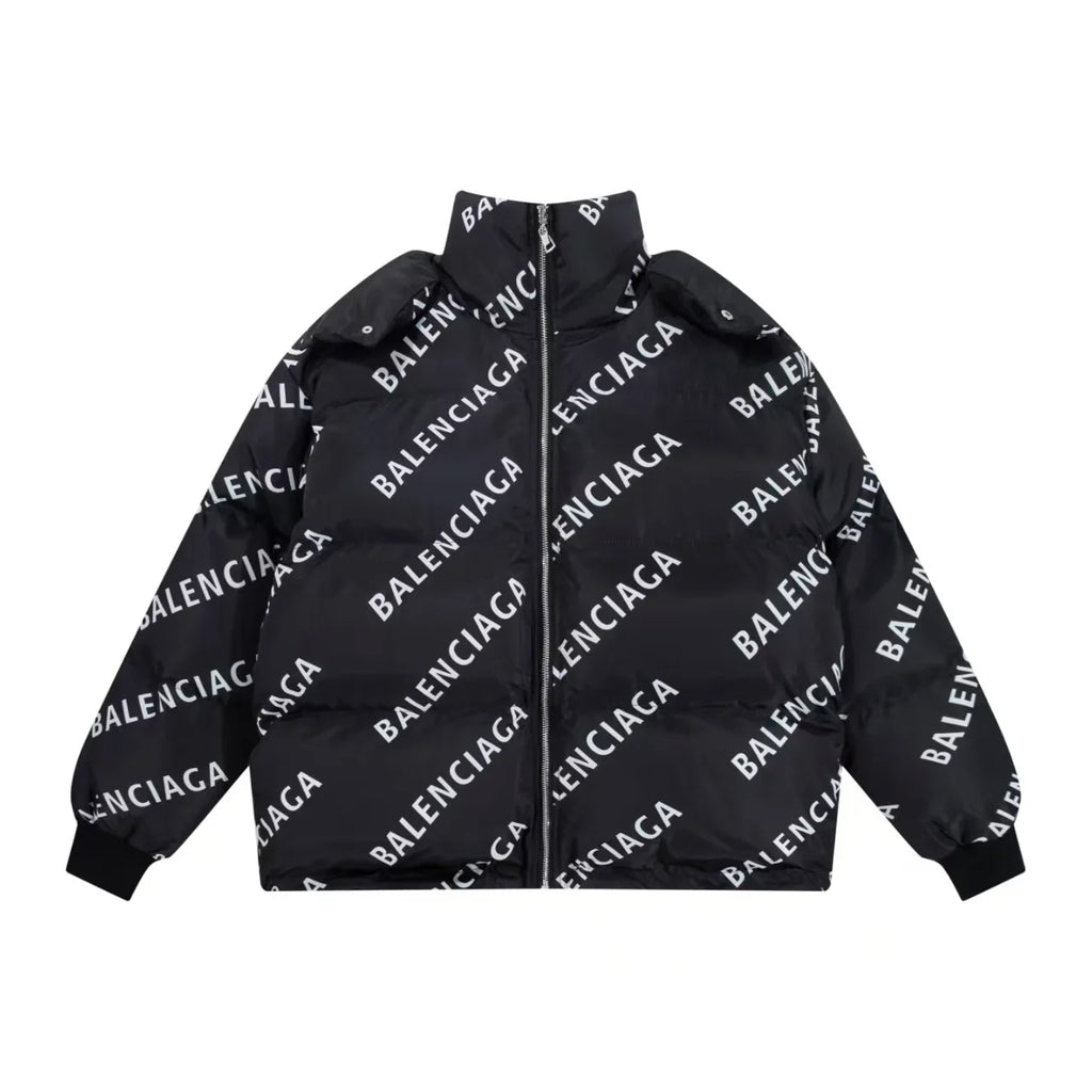 New double-sided printed down and cotton jacket