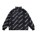 New double-sided printed down and cotton jacket
