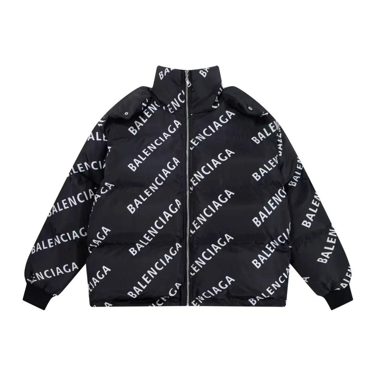New double-sided printed down and cotton jacket