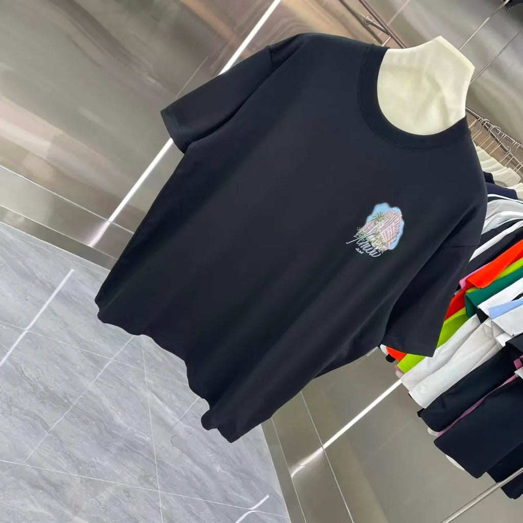 Printed short sleeved T-shirt
