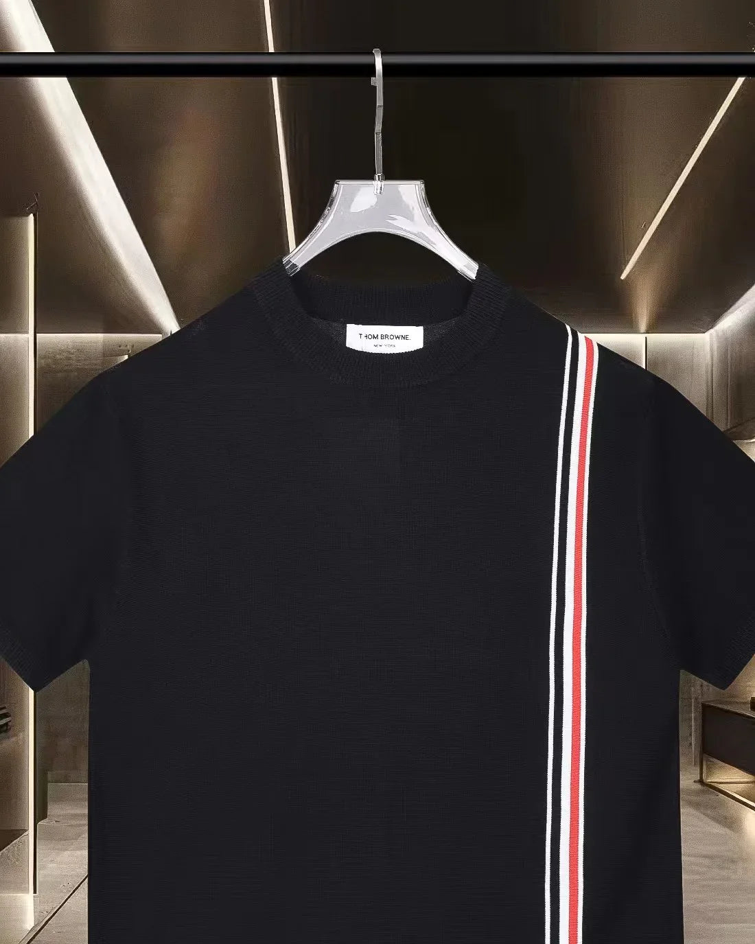 New Knitted Casual Short Sleeve T-shirt