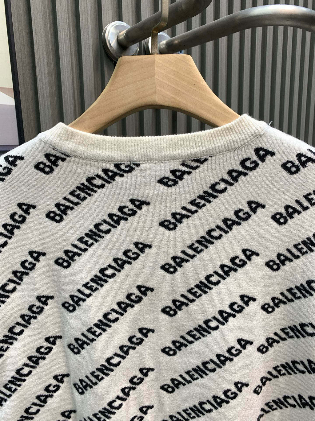 Full printed bullet screen double-sided knitted jacquard sweater