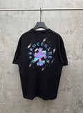 American painted couple short sleeved shirt
