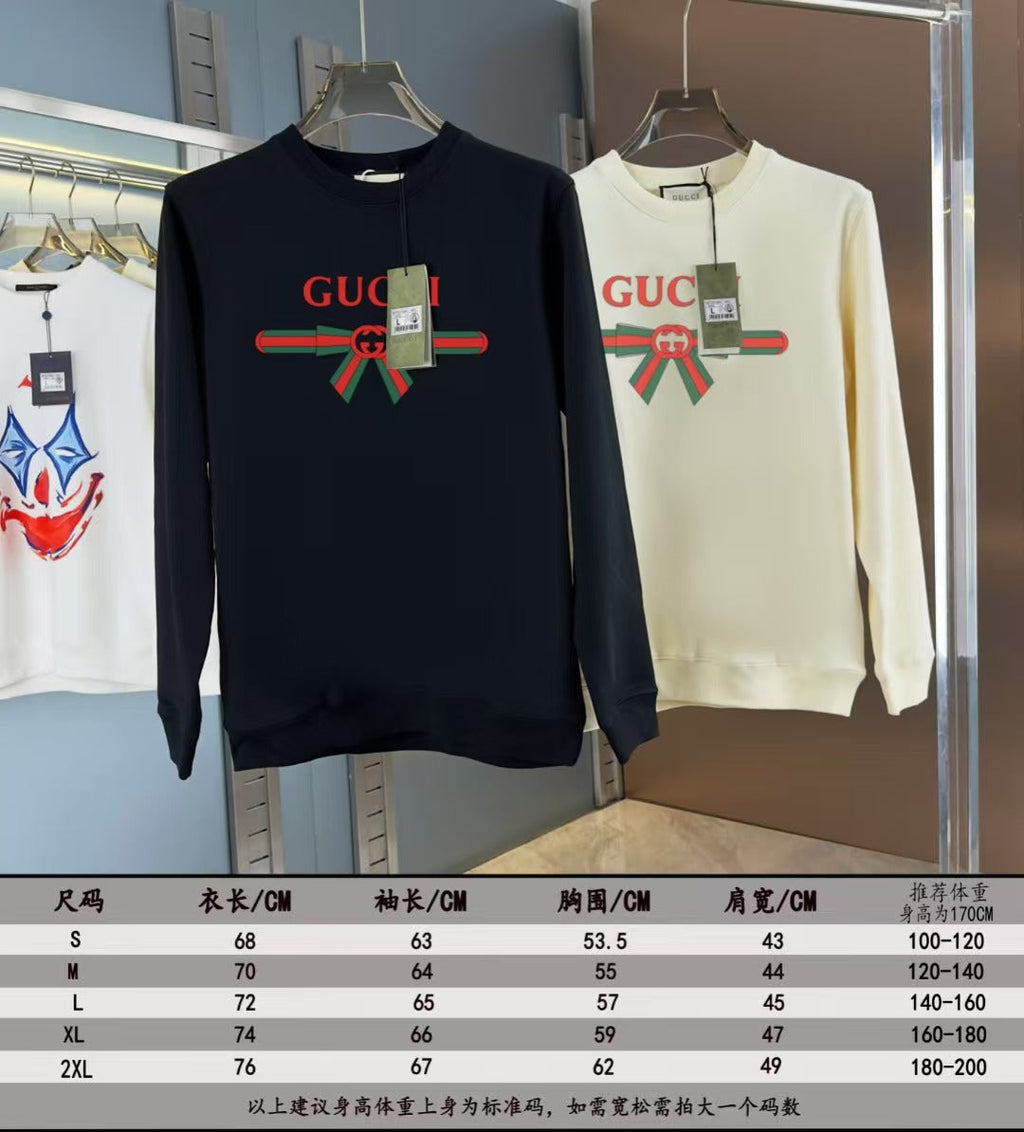 New printed bow sweatshirt