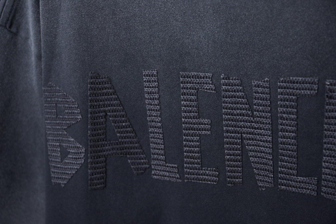 Letter towel short sleeved