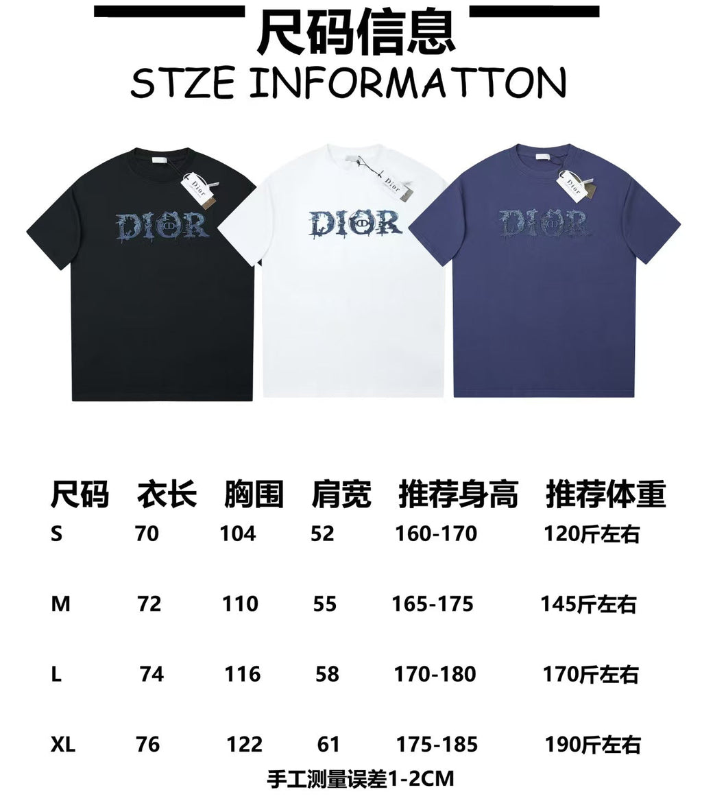 New Embroidered Short Sleeves