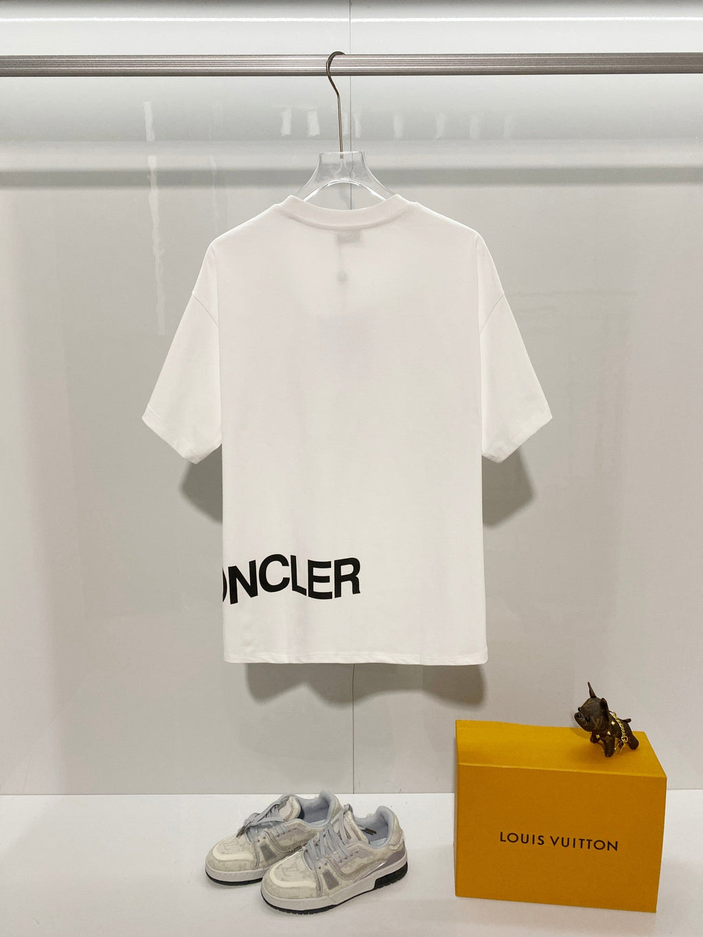 Arm Zhangzi Color blocked Round Neck T-shirt