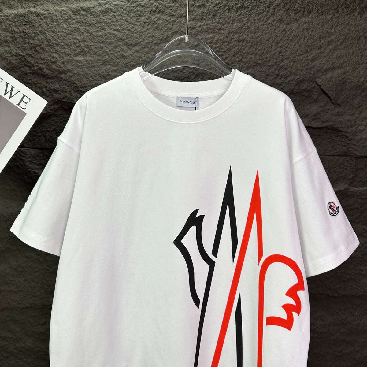 New large letter printed logo couple's short sleeved T-shirt