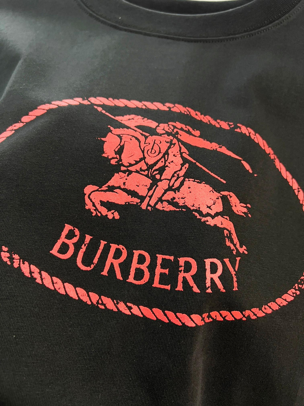New digital printed red T-shirt