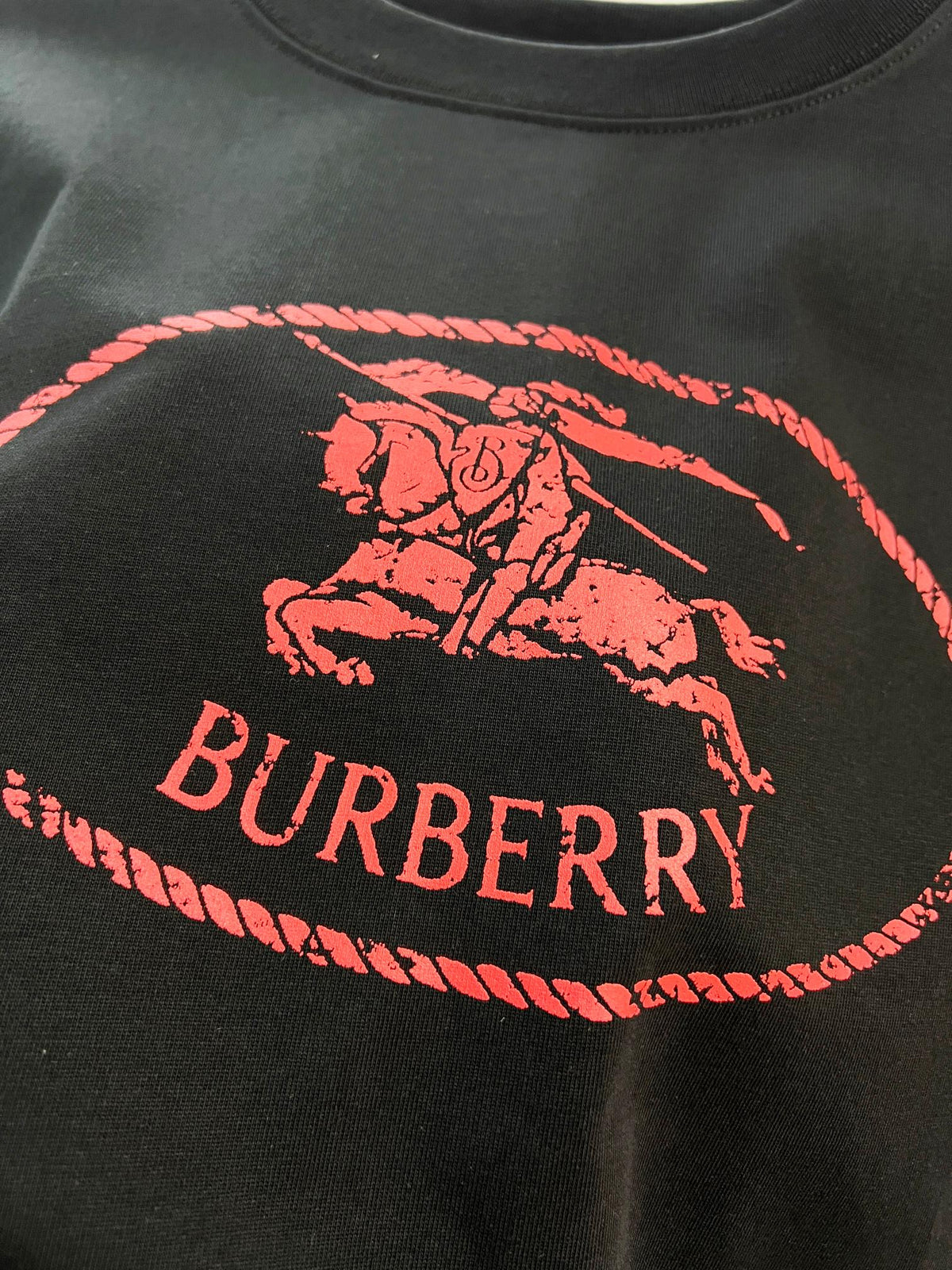 New digital printed red T-shirt