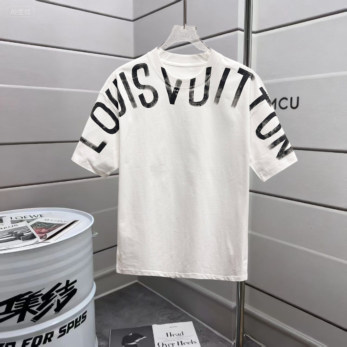 Loose fit hand-painted T-shirt