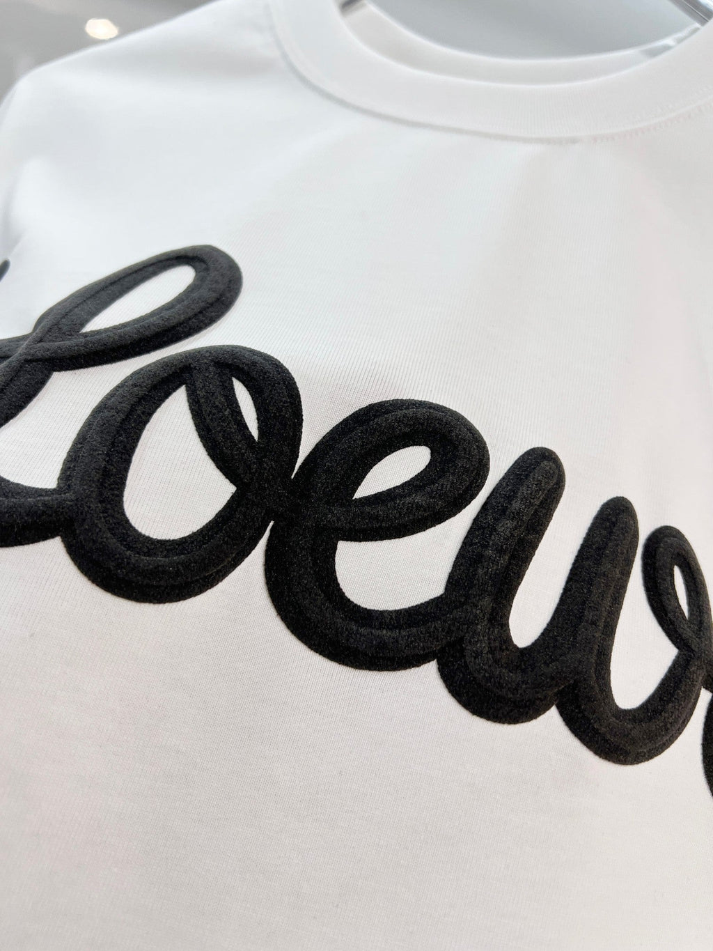 New foam letter short  shirt