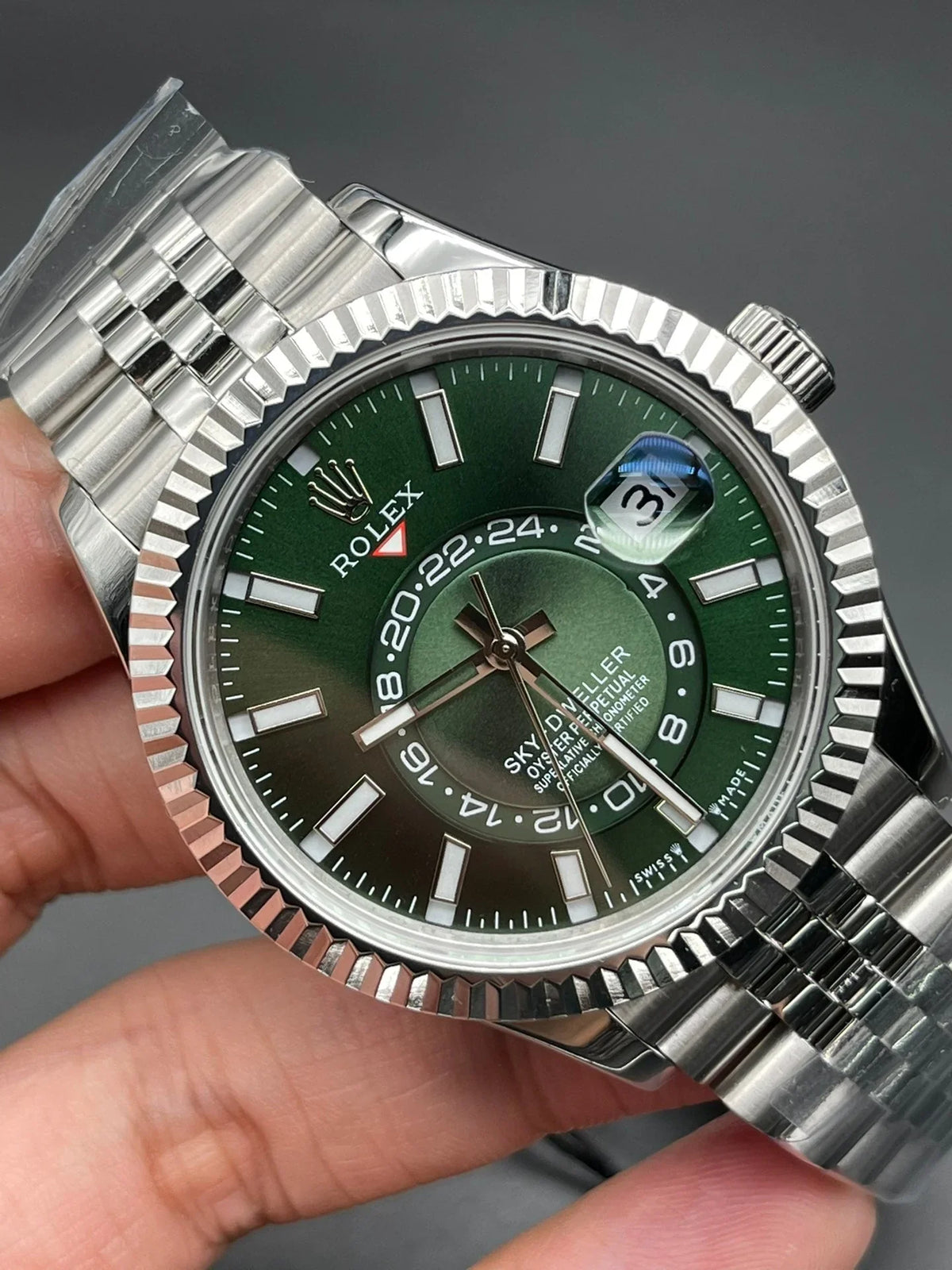 C-Factory -Green Silver - 904L Steel - Automatic - 42mm