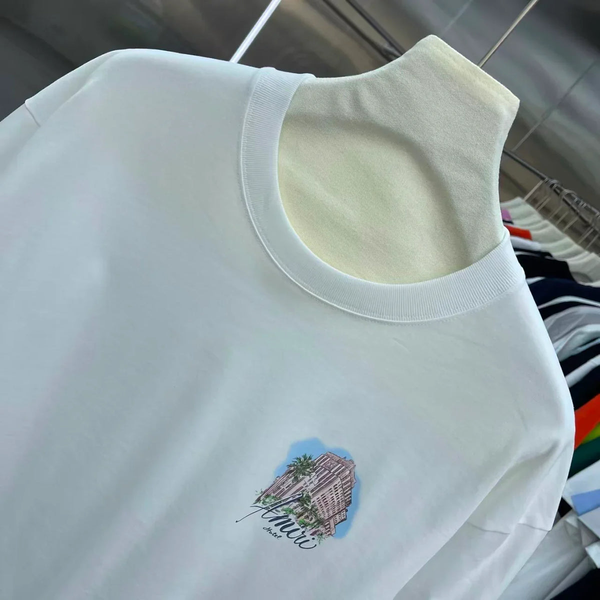 Printed short sleeved T-shirt