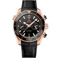 Chronograph - Selfwinding- Black Leather -  Automatic - 45.5mm
