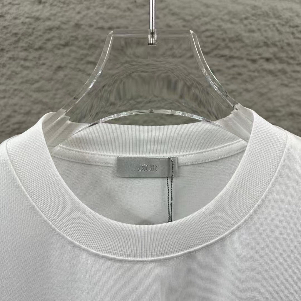 New letter simple embroidered T-shirt