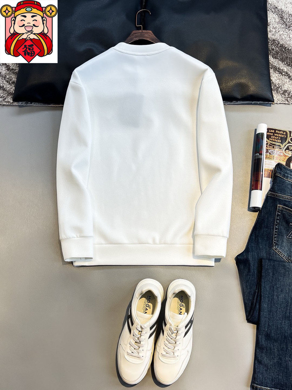 Early spring latest long sleeved round neck sweatshirt 14