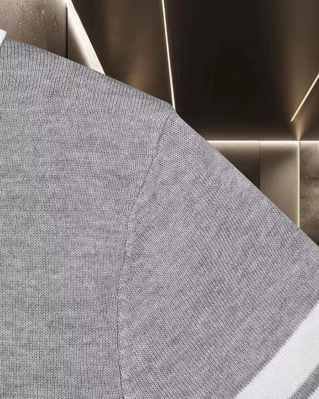 New color blocked polo shirt