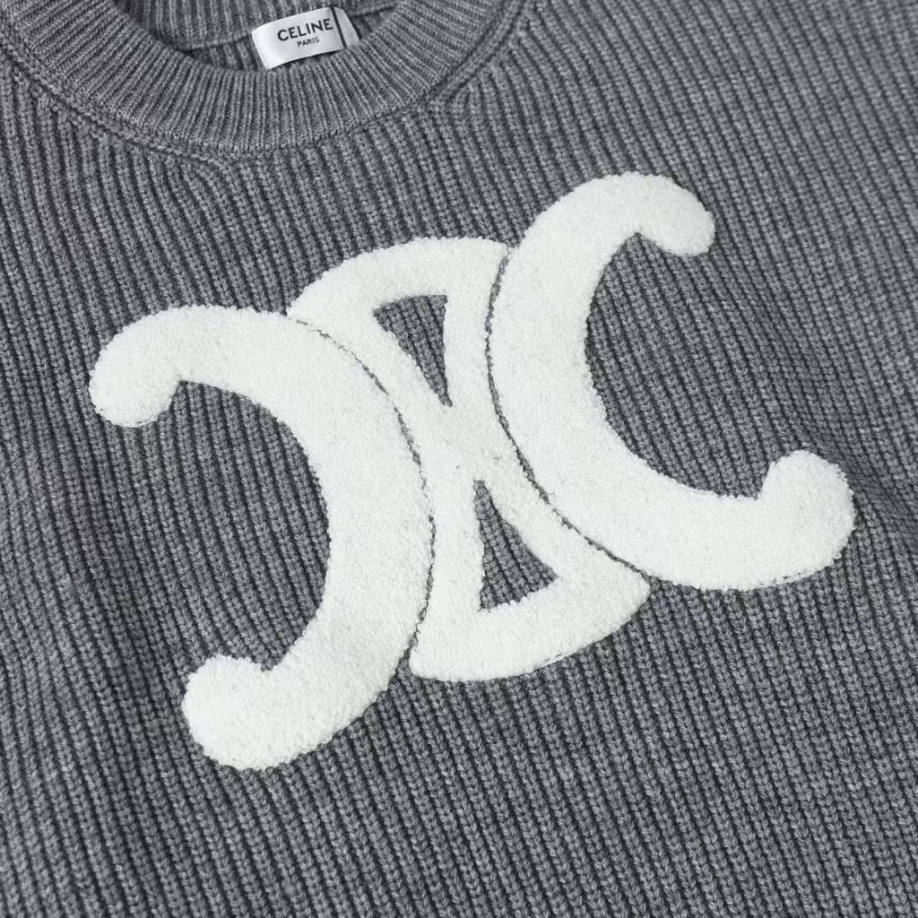 New towel embroidered sweater