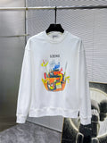 New long sleeved round neck sweatshirt