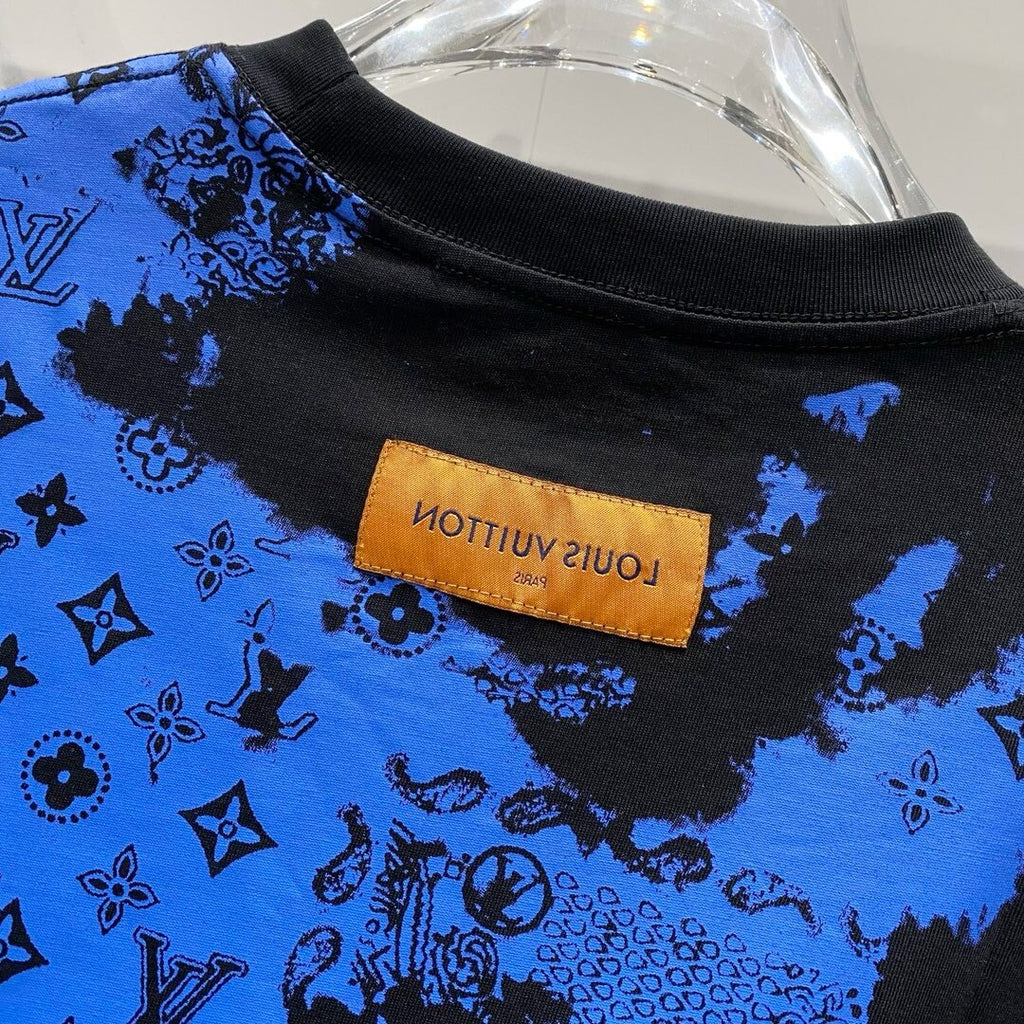 Rendering Blue Full Print T Shirt