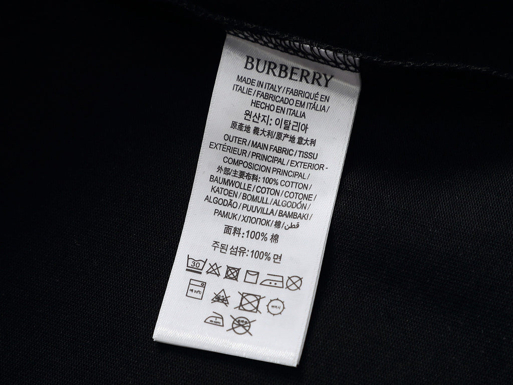 Classic Embroidered Round Neck T-shirt with Back