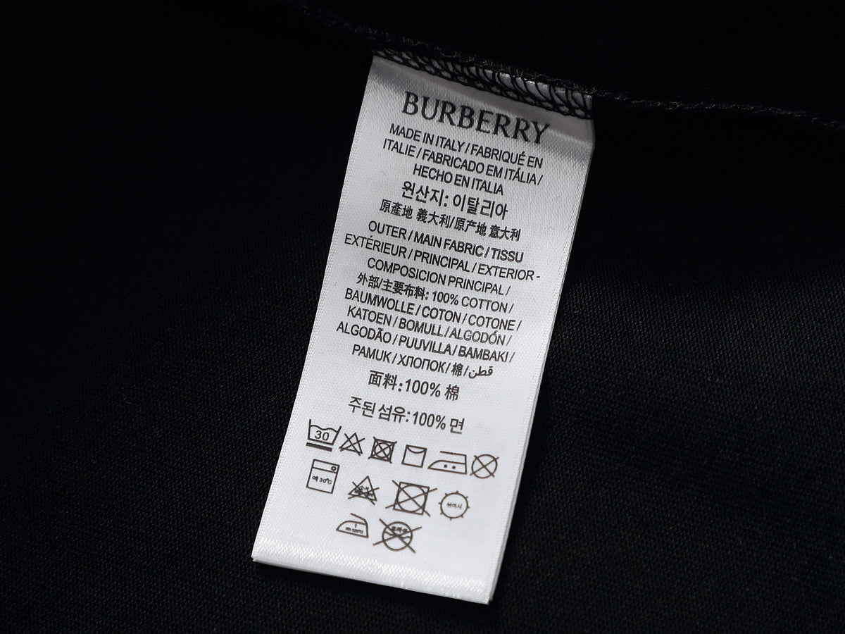 Classic Embroidered Round Neck T-shirt with Back