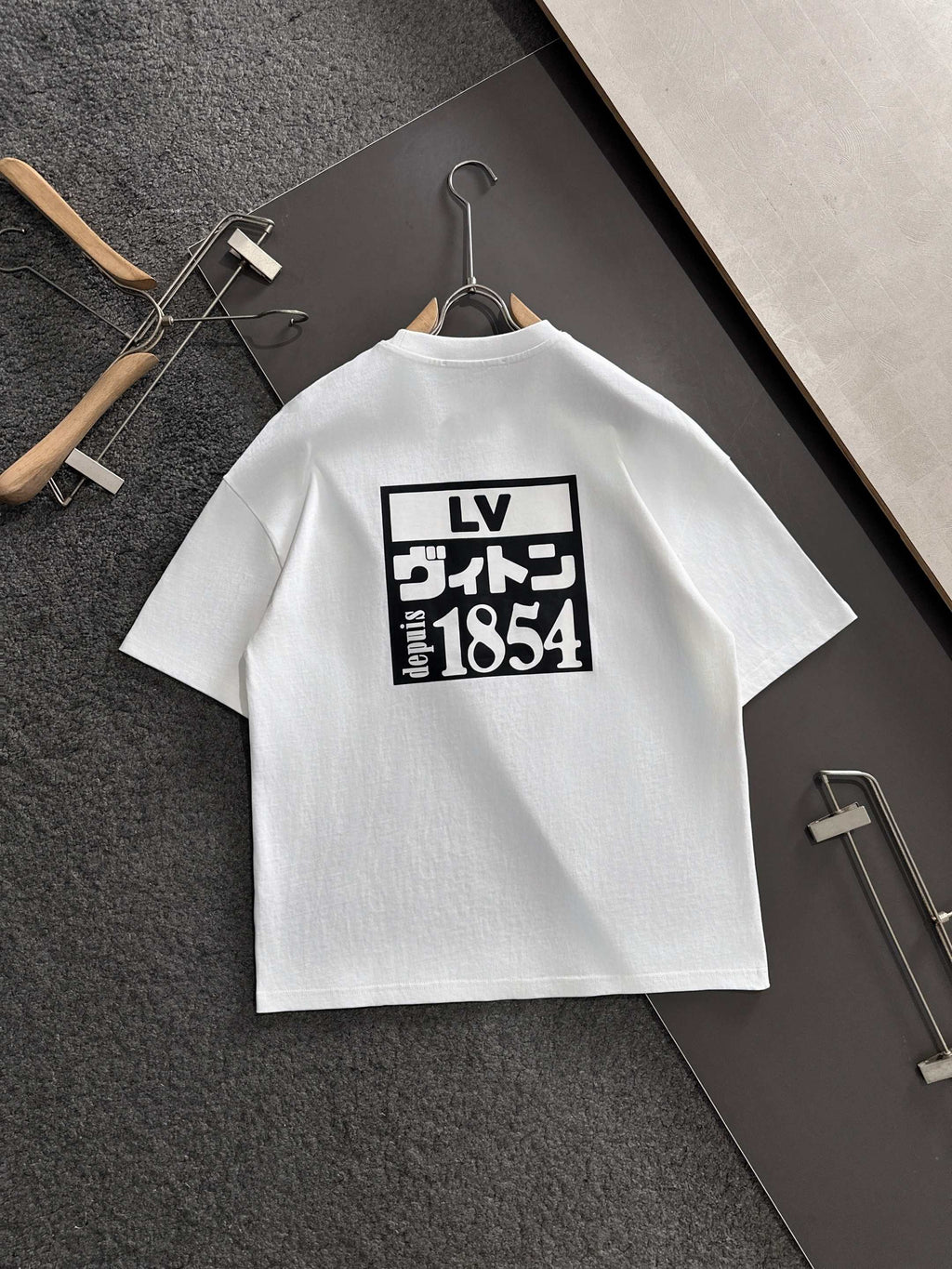 New round neck high-end pure cotton short sleeved T-shirt