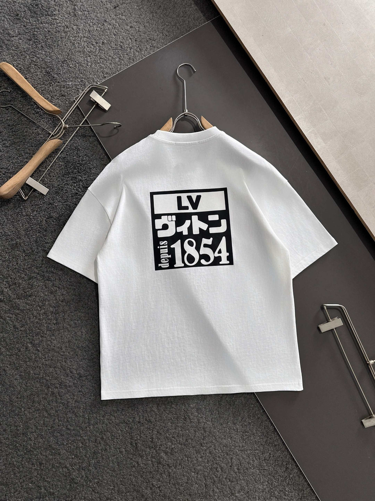 New round neck high-end pure cotton short sleeved T-shirt