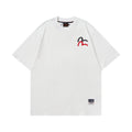 New Seagull Big M Horse Year Printed Casual Loose Round Neck Short Sleeve T-shirt
