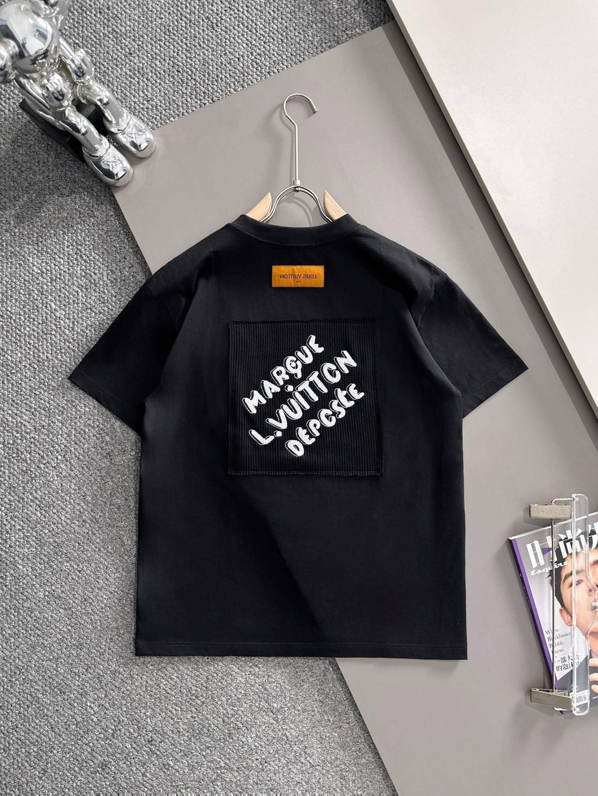 Shadow Letter Embroidered T-Shirt