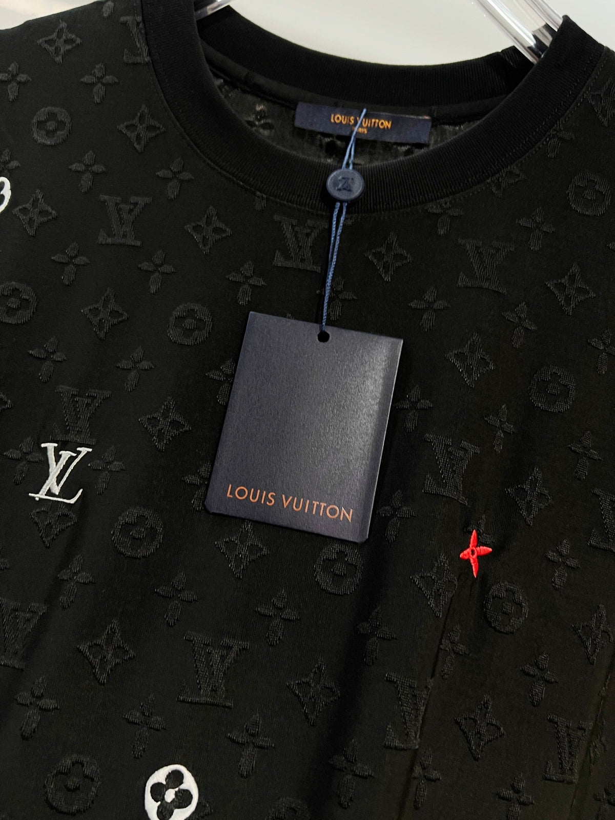 New full body floral letter T-shirt