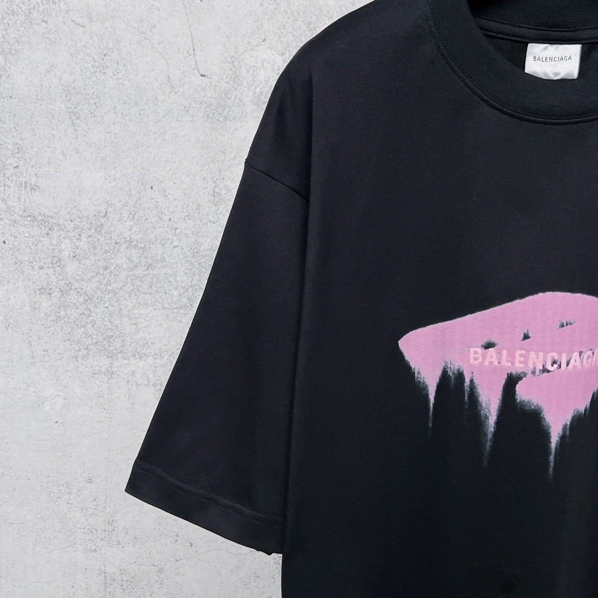 3M printed short sleeved T-shirt with letter embroidery