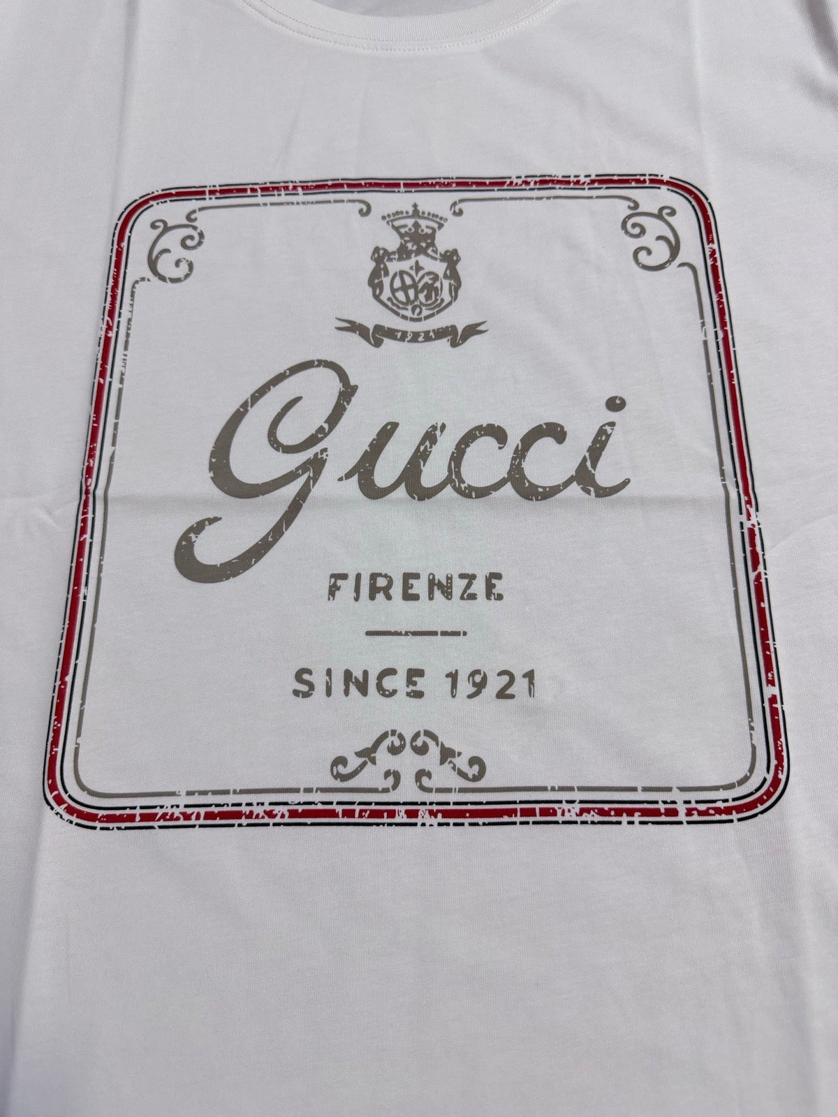 Carefully embellished collection logo printed T-shirt