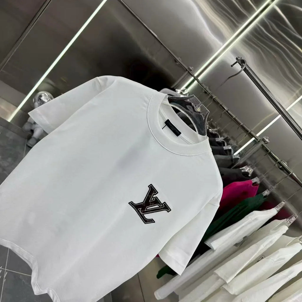 New jacquard short sleeved T-shirt