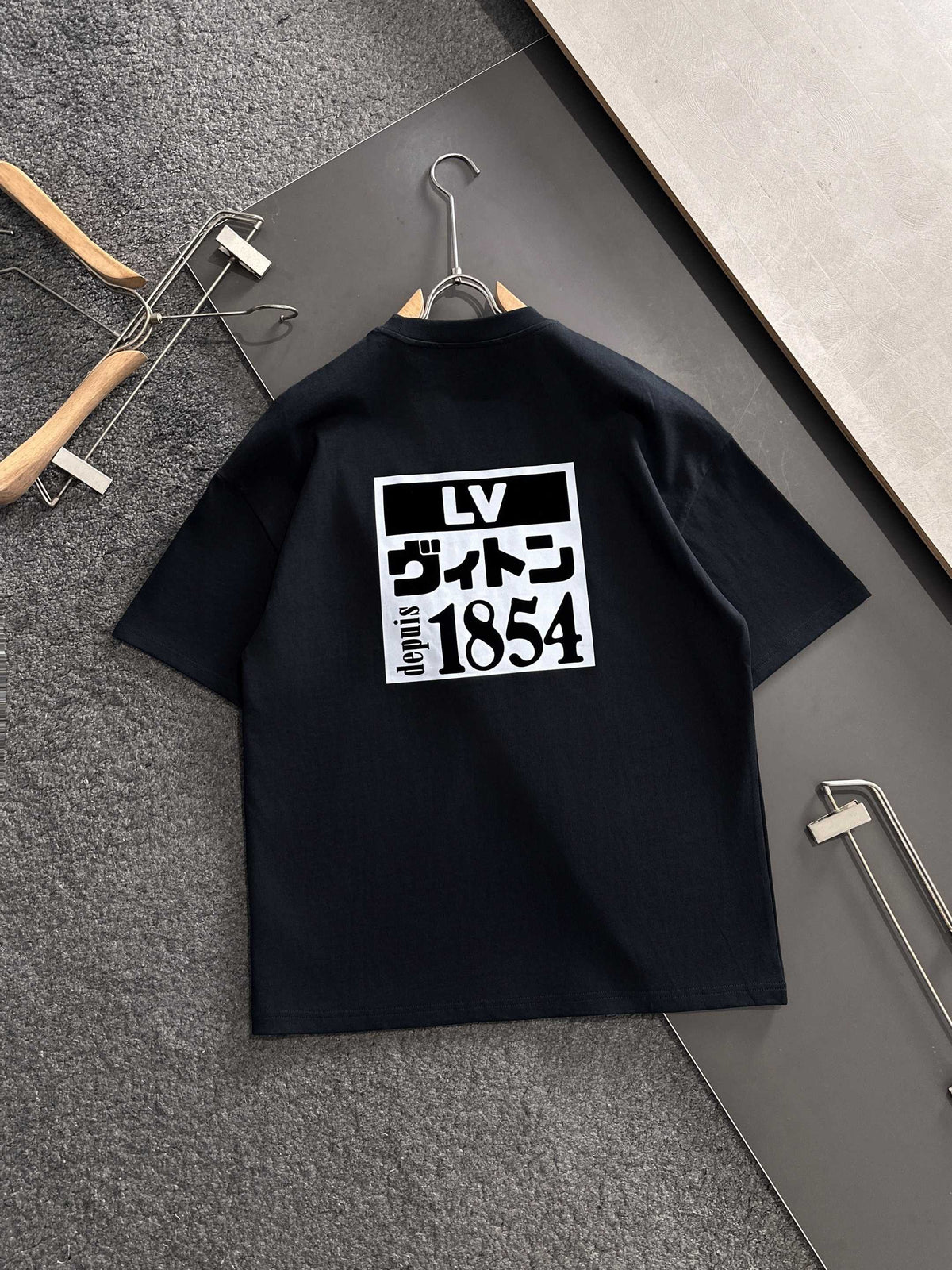 New round neck high-end pure cotton short sleeved T-shirt