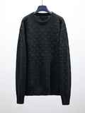 Pullover knitted sweater