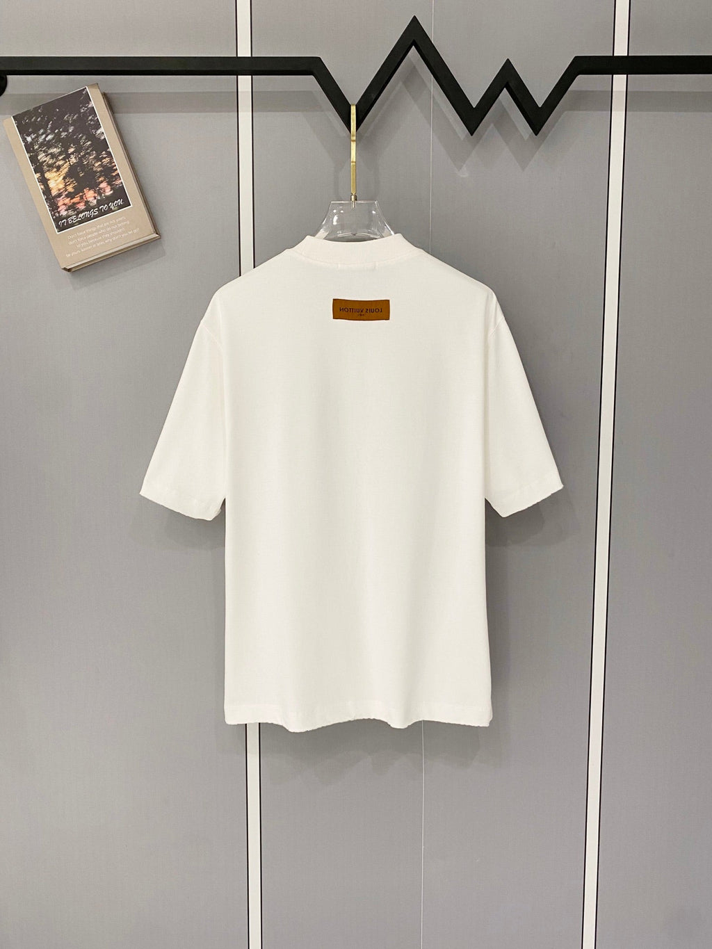 Classic letter printed pure cotton T-shirt -014