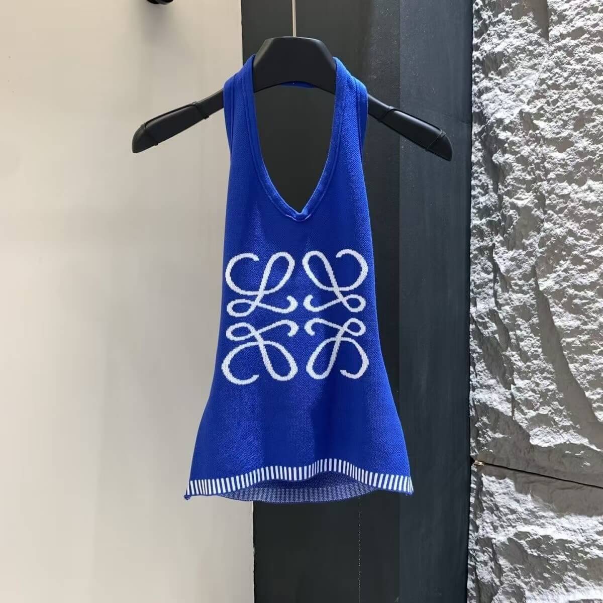 Boho Cotton Halter Crop Vest