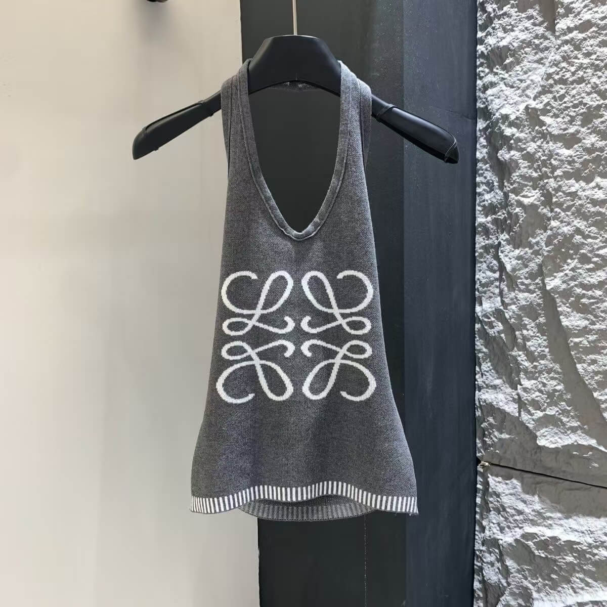 Boho Cotton Halter Crop Vest