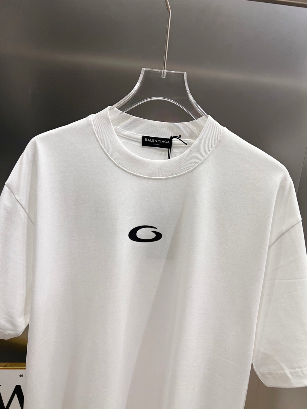 Customized double yarn plain cotton short sleeved T-shirt