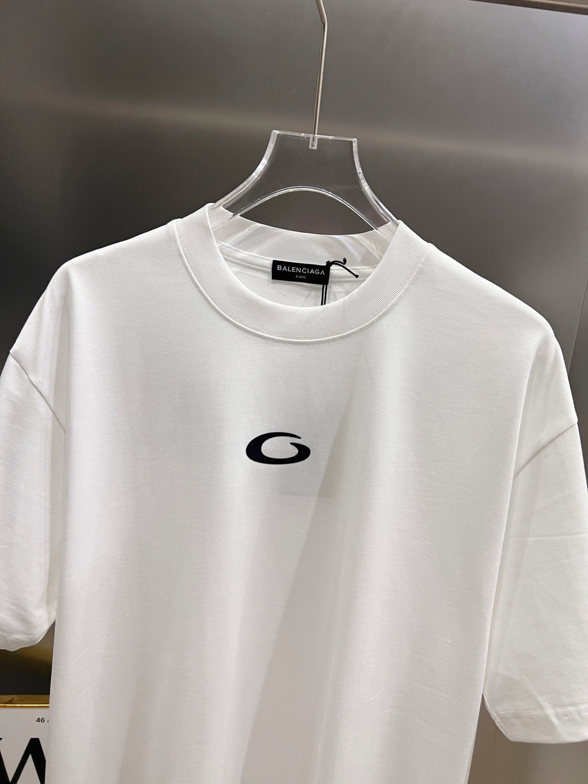 Customized double yarn plain cotton short sleeved T-shirt